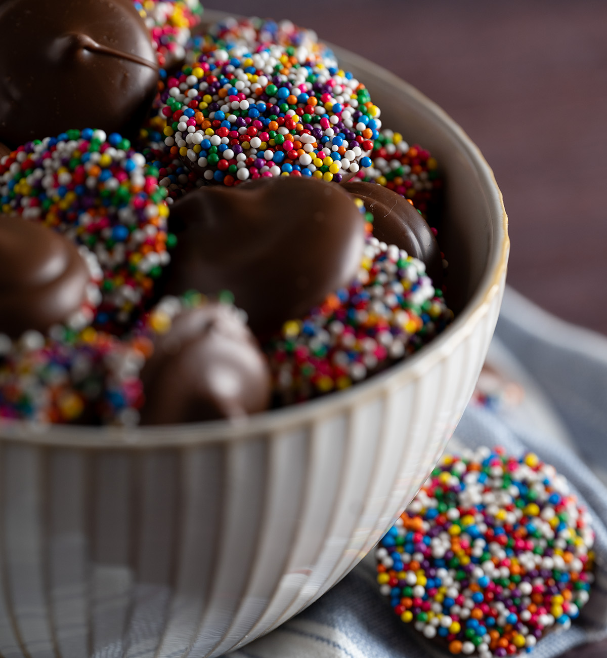 Bowl of nonpareils