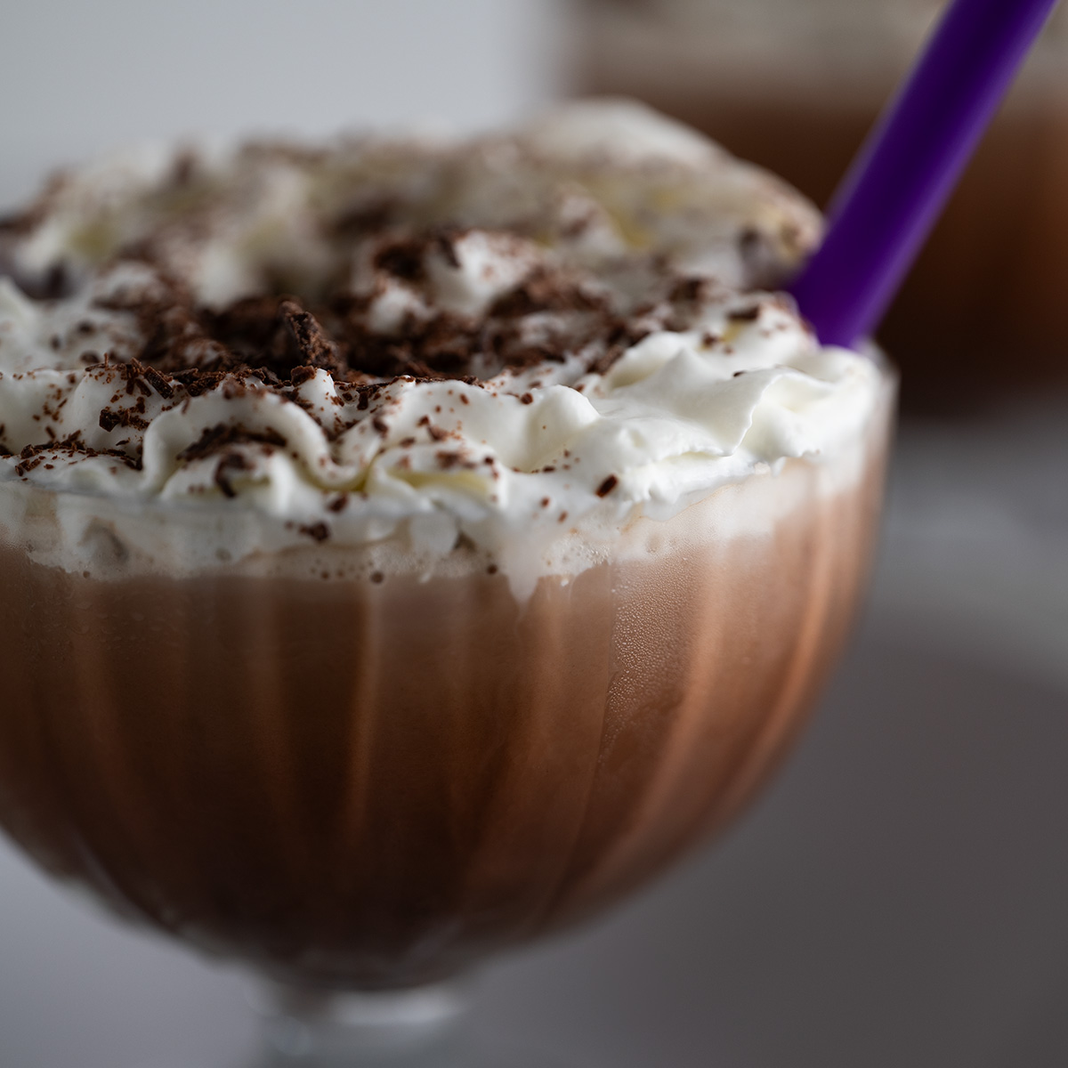 Frozen hot chocolates.